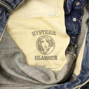 HYSTERIC GLAMOUR デニムパンツ ダメージ加工 USED加工 スタッズ W30 ブルー 0213AP13