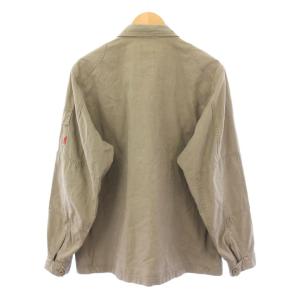 NEIGHBORHOOD ミリタリージャケット アウター ミドル丈 ロゴ 刺繍 カーキ /BB