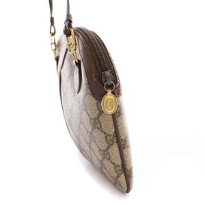 GUCCI オールドグッチ ヴィンテージ シェリーライン ショルダーバッグ クラッチバッグ GG柄 ベージュ 茶 904.02.047