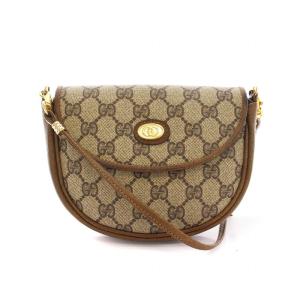 オールドグッチ ヴィンテージ ショルダーバッグ スクエア レザー