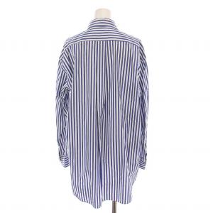 MUSE de Deuxieme Classe BOYS BIGシャツ ブラウス 長袖 ストライプ 白 青 17050500410010 /YM