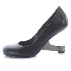 UNITED NUDE パンプス ラウンドトゥ ハイヒール 37 黒 ブラック /RO D