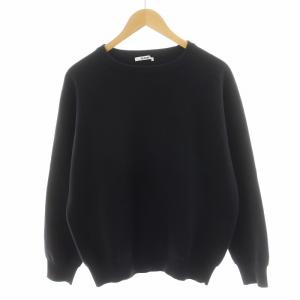 ニット セーター 長袖 ウール 5 黒 ブラック SL2W016 /AN6