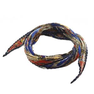 プリーツカレ Kachinas スカーフ ブルー