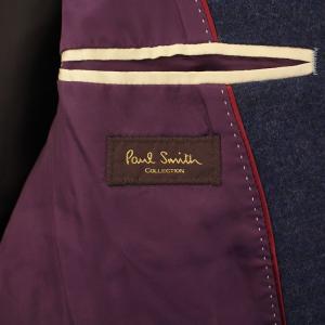 Paul Smith COLLECTION テーラードジャケット ブレザー アウター シングル 総裏地 ウール M 紺 ネイビー /BB