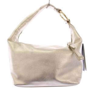 COLE HAAN Mini Hobo Bag ミニホーボーバッグ ハンドバッグ ワンハンドル レザー 牛革 ロゴ ゴールドカラー