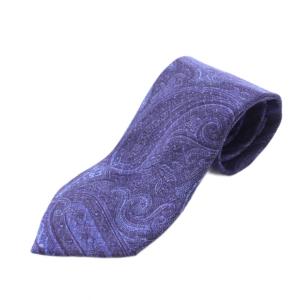 ネクタイ レギュラータイ シルク 総柄 紺 ネイビー /BB