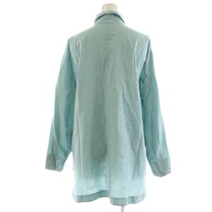 HUNTING WORLD シャツ ブラウス 長袖 麻 リネン混 XL ライトグリーン 640-77210 /AN38 JS