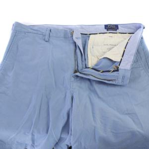 POLO RALPH LAUREN STRETCH CLASSIC FIT ショートパンツ ハーフ ロゴ 刺繍 36 青 ブルー /RO JS