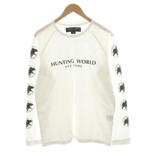 Tシャツ カットソー 長袖 ロゴ XL 白 ホワイト 01TS08 /AN41 JS