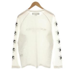 HUNTING WORLD Tシャツ カットソー 長袖 ロゴ XL 白 ホワイト 01TS08 /AN41 JS