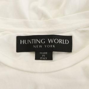 HUNTING WORLD Tシャツ カットソー 長袖 ロゴ XL 白 ホワイト 01TS08 /AN41 JS