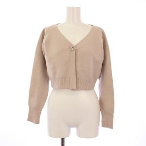 24AW ニット カーディガン 長袖 Vネック F ピンク SFKB245300 /BM
