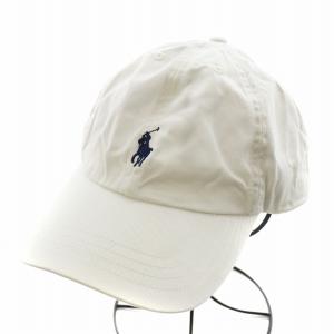 キャップ 帽子 ロゴ刺繍 コットン 白 ホワイト /AN6