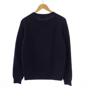A.P.C. ニット セーター 長袖 クルーネック XS ネイビー /BM JS