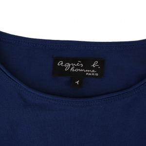 Agnes b. homme Tシャツ カットソー 長袖 クルーネック 1 ネイビー /BM JS
