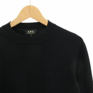 A.P.C. ニット セーター 長袖 XS 黒 ブラック 24182-1-80301 /HN JS