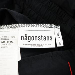 nagonstans 24SS water-repellent drape pocket skirt フレアスカート ロング丈