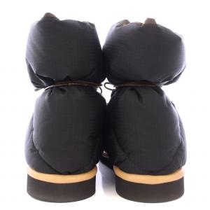 LOUIS VUITTON ピローライン ナイロン モノグラム ショートブーツ 38 ブラック SC0211