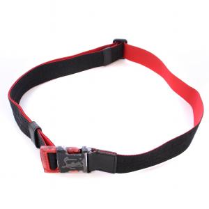 Loubiclic Belt ルービクリックベルト ナイロン ロゴ 総柄 バイカラー 黒 ブラック 赤