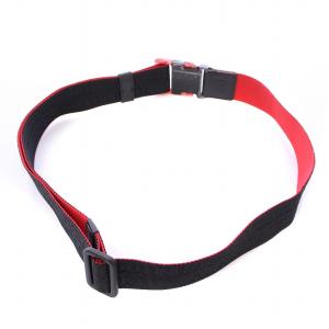 Christian Louboutin Loubiclic Belt ルービクリックベルト ナイロン ロゴ 総柄 バイカラー 黒 ブラック 赤