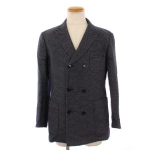 PHILIPPE MODEL スーツ セットアップ 上下 テーラードジャケット 背抜き ダブル 6B パンツ ボタンフライ ウール 48