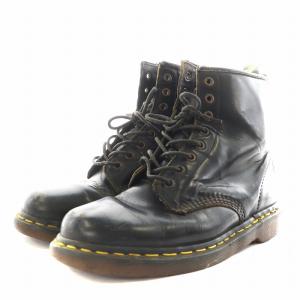 Dr.Martens 8ホール ショートブーツ レースアップ レザー 26.0cm 黒 ブラック /AN8