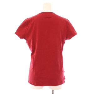 Jean Paul GAULTIER 90’s カットソー ストレッチ チュール レース フリル 装飾 レッド