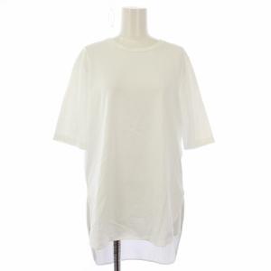 SUVIN 60/2 ラウンドヘム S/S Tシャツ カットソー 半袖 1 白 KKAGIM0016 /TK