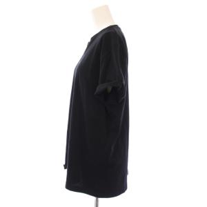 STELLA McCARTNEY Tシャツ カットソー 半袖 クルーネック 星 スター 刺繍 ストレッチ 38 黒 ブラック /BB