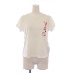 24SS ロゴショートスリーブTシャツ カットソー 半袖 クルーネック ナンバー プリント ストレッチ