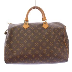 Speedy35 スピーディ35 モノグラム キャンバス ボストンバッグ ブラウン