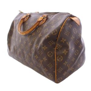LOUIS VUITTON Speedy35 スピーディ35 モノグラム キャンバス ボストンバッグ ブラウン
