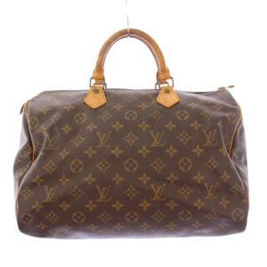 LOUIS VUITTON Speedy35 スピーディ35 モノグラム キャンバス ボストンバッグ ブラウン