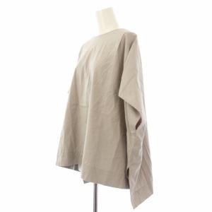 JOURNAL STANDARD 24SS ウォッシャブルコットンリネンVISブラウス 半袖 ベージュ 24051400911020 /TK