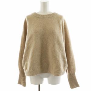 23AW ドルマンロングリブニット セーター 長袖 ウール ベージュ 23080200534040 /AN21