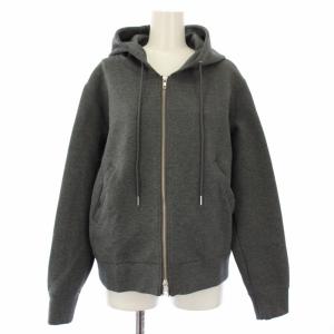 25SS ストレッチジップフードパーカー ジップアップ グレー 25070200919210 /TK