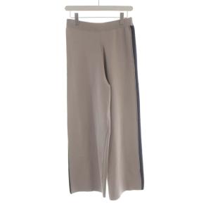 24AW ウォッシャブルトラックパンツ ウエストゴム F ベージュ 黒 ブラック 24080400369130