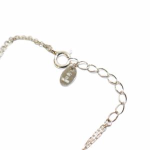 4℃ ブレスレット チェーン 2連 ストーン SILVER シルバー /KH