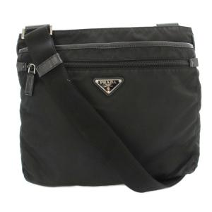 ショルダーバッグ サフィアーノ ナイロン ブラック