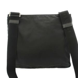 PRADA ショルダーバッグ サフィアーノ ナイロン ブラック