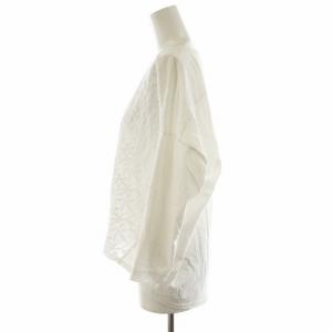 BEARDSLEY 22SS シャツ ブラウス 7分袖 刺繍 コットン 0 白 ホワイト BEZ1021106A0006 /AN28