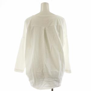 BEARDSLEY 22SS シャツ ブラウス 7分袖 刺繍 コットン 0 白 ホワイト BEZ1021106A0006 /AN28