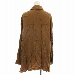 MACKINTOSH LONDON シャツ G7M01-203-42 ブラウス 長袖 44 茶 ブラウン /G