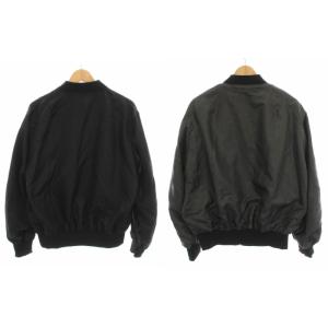 JOURNAL STANDARD 23AW リバーシブルMA-1 ジャケット ブルゾン ジップアップ アウター F 黒 グレー 23011400803030