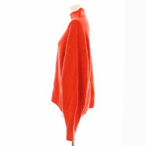 23区 22AW ニット セーター 長袖 タートルネック ウール カシミヤ混 38 赤 レッド KR10NW0847