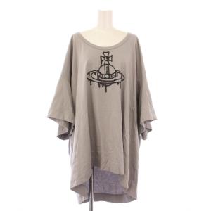 カットソー 半袖 ボートネック オーブ プリント ストレッチ 00 グレー /BB