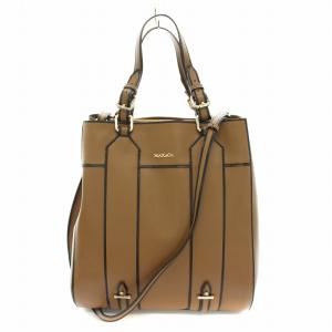 ハンドバッグ トートバッグ ショルダーバッグ 2way レザー M 茶 ブラウン V5140813 /YT