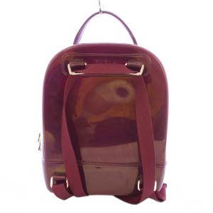 FURLA CANDY BAG キャンディバッグ リュックサック デイパック ロゴ PVC 紫 パープル /BB