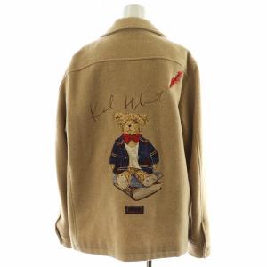 Karl Helmut ジャケット くま刺繍 ウール M ベージュ P039ZFJM03 /AN21